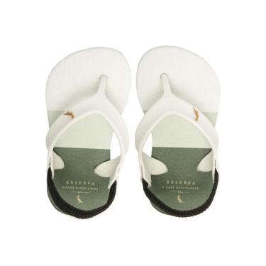 Imagem de Chinelo Reserva Infantil Branco-Masculino