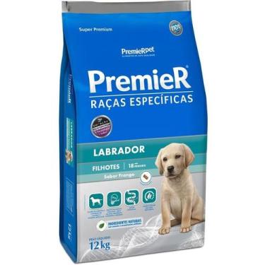 Imagem de Ração Seca PremieR Raças Específicas Labrador Sabor Frango para Cães F