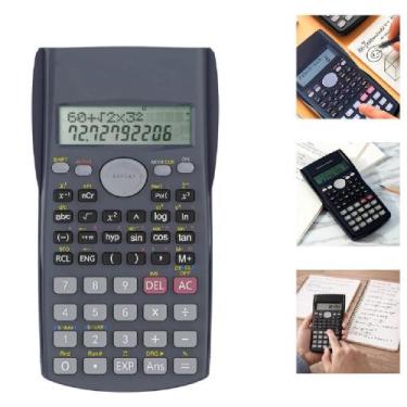 Imagem de Calculadora Cientifica Com Visor Lcd Preta 240 Funções - Yeet