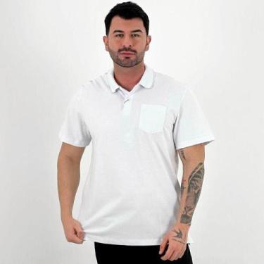 Imagem de Camisa Polo Individual Básica com Bolso Manga Curta Masculina, XGG, Br
