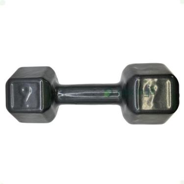 Imagem de Halter Sextavado Emborrachado - 9 Kg - 2M FITNESS