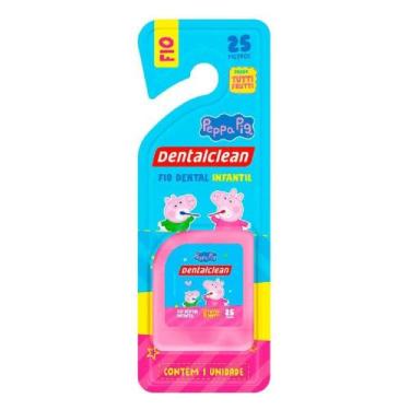 Imagem de Fio Dental Infantil Peppa Pig Tutti Frutti Dentalclean 25 Metros