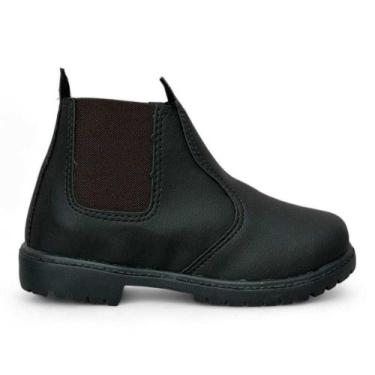 Imagem de Botina Botinho Masculina Infantil ST370, Preto, 32