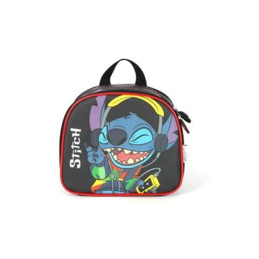 Imagem de Lancheira Stitch Térmica Luxcel 021777 Cor:Preto, Preto
