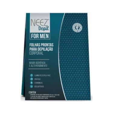 Imagem de 20 folhas corporais prontas for men neez linha masculina