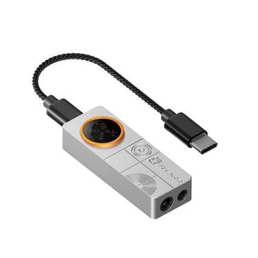 Imagem de Dongle DAC e amplificador Fosi Audio DS3 USB-C com áudio espacial 7.1