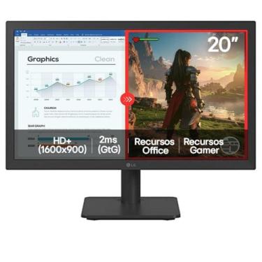 Imagem de Monitor 20" LG Led HD+, LG Switch, Modo leitura e Flicker Safe, HDMI, 