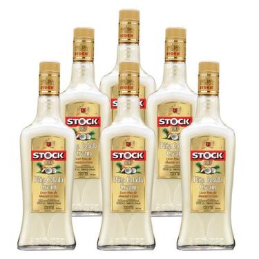 Imagem de Licor Fino de Abacaxi e Coco Stock Piña Colada 720ml 6un