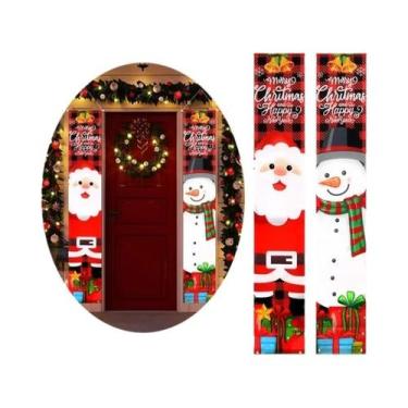 Imagem de Banner De Porta Quebra-Nozes Do Papai Noel Decorações De Natal 2025 En
