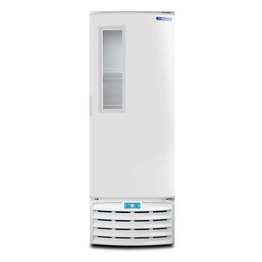 Imagem de Freezer Tripla Ação Horizontal Metalfrio Manual 531L Vidro VF55FT Branco 220V