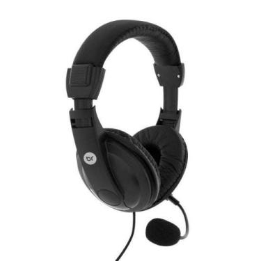 Imagem de Headset Office Com Microfone Bright P2, Preto