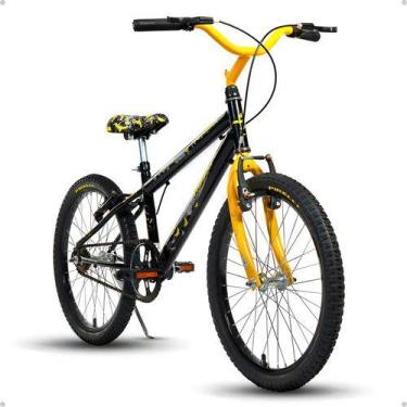 Imagem de Bicicleta Infantil Aro 20 Masculina Herói Menino Preta Tork Husky Amar