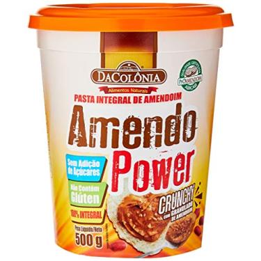 Imagem de DaColônia Amendopower Crunchy - Pasta Amendoim, Granulado, 500G
