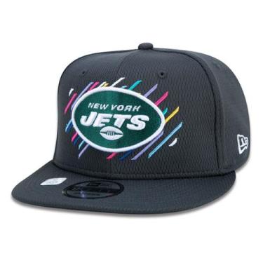 Imagem de Bone 9Fifty New York Jets Crucial Catch Aba Reta Preto Aba Reta Snapba