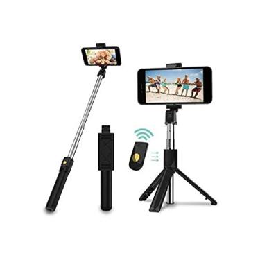 Imagem de Suporte Para Celular Pau de Selfie Com Disparador Bluetooth -