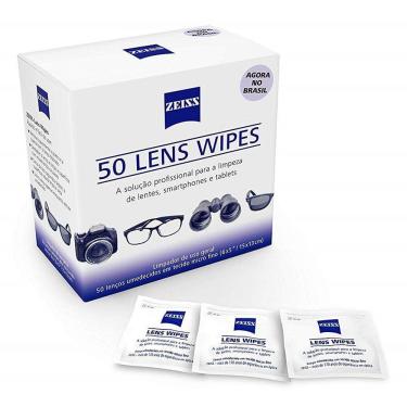 Imagem de Lenços umedecidos Zeiss Lens Wipes para limpeza óptica geral - 50 un.