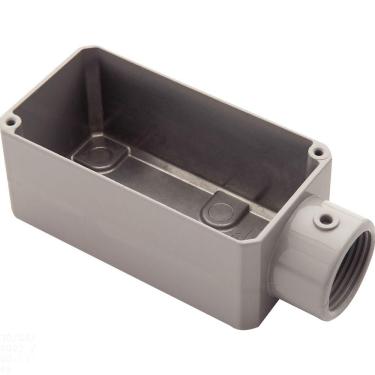 Imagem de Condulete fixo 1" tipo "E" - sem tampa / rosca BSP / com pintura eletrostática a pó Tramontina