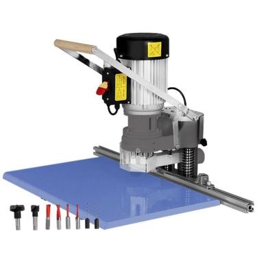 Imagem de Furadeira de Dobradiça Manual 1050W com 6 Mandris e Acessórios RZ-FD-6 RAZI