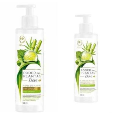 Imagem de Kit Dove Poder Das Plantas Força Shampoo + Condicionador + Bambu