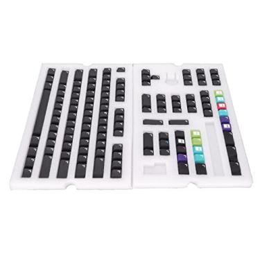 Imagem de Teclado de teclado mecânico, 128 teclas PBT Keycaps resistência a alta temperatura para teclado universal para presente