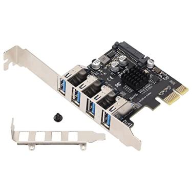 Imagem de Placa de expansão PCI Express USB 3.0, PH64 2U/4U VL805 Chip 5Gbps Transmissão 4 portas USB Placa de expansão para