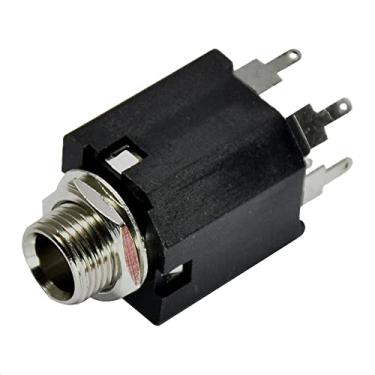 Imagem de Jack Conector P10 Stereo Femea Para Instrumentos Musicais