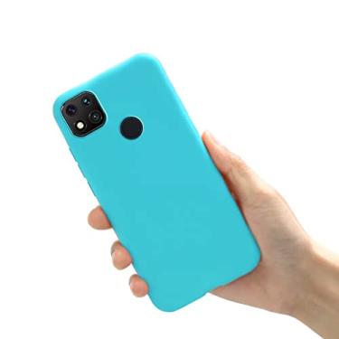 Imagem de Para Xiaomi Redmi 9C Silicone Candy TPU Capa de Telefone Simples Para Xiomi Redmi 9C 9 C Redmi9C NFC Redmi 10C 10 C Caso Fundas, Céu Azul, PARA Redmi 9C