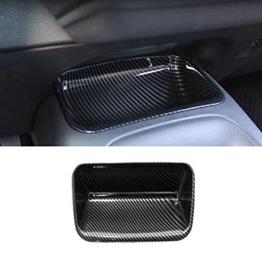 Imagem de Xodouhi Caixa de armazenamento do console central apta para acessórios interiores do carro Toyota Corolla 2021 2020 2019 (fibra de carbono)
