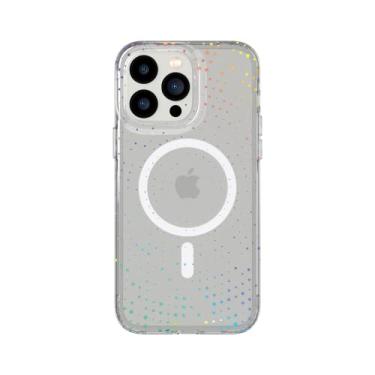 Imagem de tech21 Capa de telefone Evo Sparkle para iPhone 14 Pro Max | Compatível com MagSafe, Glittering, resistente a arranhões, proteção múltipla de 3,6 m