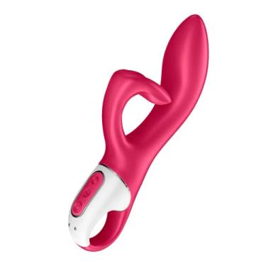 Imagem de Satisfyer Embrace Me Berry Vibrador Ponto G Estimulo Clitóris Motor Duplo 12 Vibrações À Prova De Água