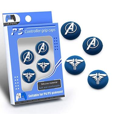 Imagem de A combinação de tampa de silicone é adequada para PS5 / PS4, TwiHill, tampa de proteção de balancim Tampa de balancim (F)