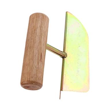 Imagem de IEUDNS de canto para acabamento de pequena ferramenta de construção de aço de alto carbono cabo de madeira ferramenta de para parede, Canto Externo