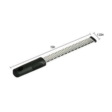 Imagem de ralador de 12 polegadas retangular multifuncional de aço inoxidável ferramenta ralador de chocolate raspas de limão descascador de frutas gadget de cozinha