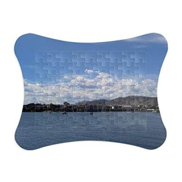 Imagem de Waves and Reefs – Moldura de quebra-cabeça de papel para fotografia