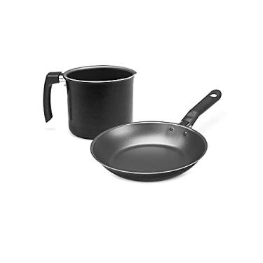 Imagem de Kit Frigideira 20 + Fervedor 12 Ebony, Brinox, Preto