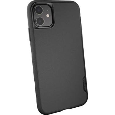 Imagem de Smartish Capa fina para iPhone 11 – Gripmunk [leve + protetora] Capa fina (seda) – Capa de gravata preta