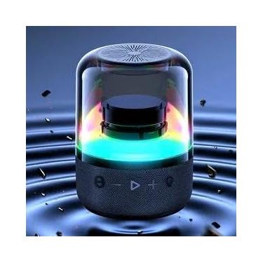 Imagem de Caixa de Som Bluetooth, Premium RGB - Preta