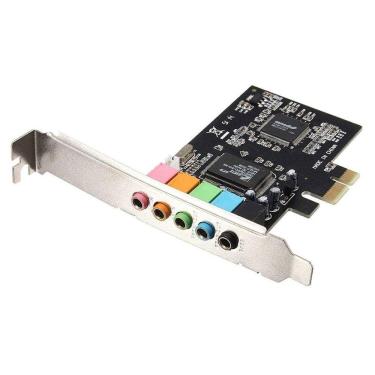 Imagem de Placa de áudio de áudio digital de 5.1 canais PCIE PCI Express