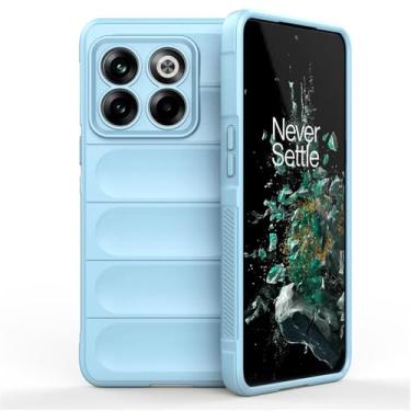 Imagem de Capa à prova de choque para OnePlus 12 11 10R 10T 11R ACE 2 Pro Nord CE 3 Lite N20 SE N30 2V 5G Capa traseira de silicone líquido para telefone, azul claro, para Oneplus Nord N20 SE