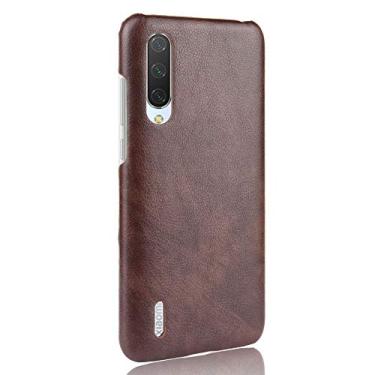 Imagem de Capa para XIAOMI Mi A3, capa de celular Rugged Shield 360° Proteja seu telefone capa de couro granulado para XIAOMI Mi A3