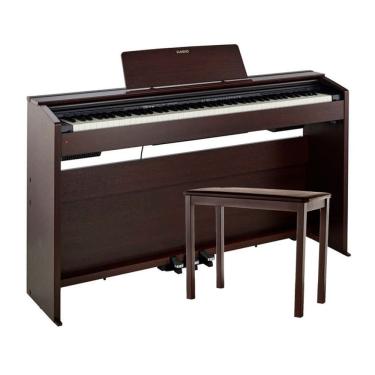 Imagem de casio px-870 privia piano digital marrom (Casio PX870 Completo   Banqueta Saty)