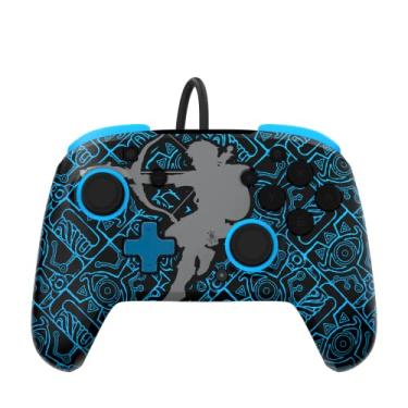 Imagem de PDP REMATCH Nintendo Switch Wired Pro Controller, Glow in the Dark Legend of Zelda Tears of the Kingdom - Sheikah Shoot