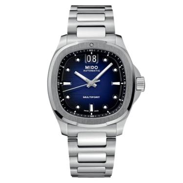 Imagem de MIDO Multifort TV Big Date - Relógio masculino automático suíço - mostrador azul - Caix...