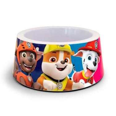 Imagem de Comedouro Chalesco Patrulha Canina Rosa para Cães - Tamanho M