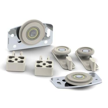 Imagem de Sistema Deslizante RO 61 (60 Kg) com Guia 4002 Embutido para 01 Porta 