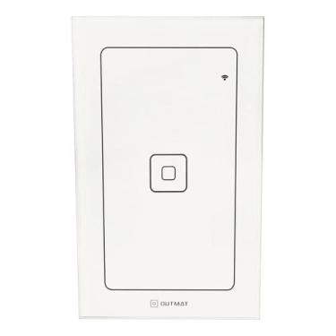 Imagem de Interruptor Inteligente Outmat Touch Wi-Fi 4X2 1 Botão