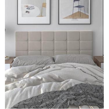 Imagem de Cabeceira Suspensa Almofada Cama Solteiro 140 cm Calipha - Magazine L,