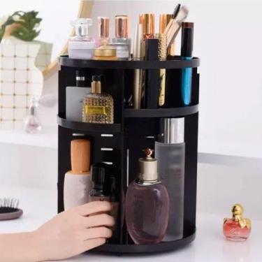 Imagem de Organizador Giratório 360 Para Maquiagem e Pincéis Sempre Organizados 