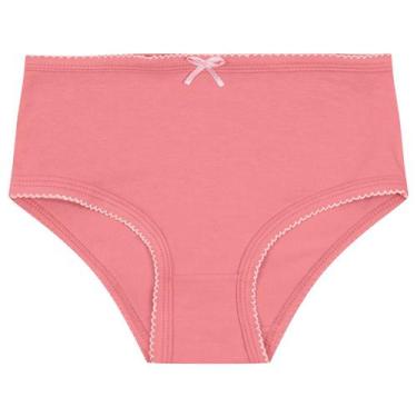 Imagem de Calcinha Em Cotton Infantil Menina Brandili Rosa, M