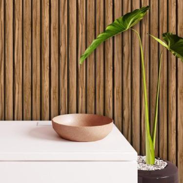 Imagem de Papel de Parede Adesivo Ripas de Madeira Rústica 3 Metros - Hesso Deco